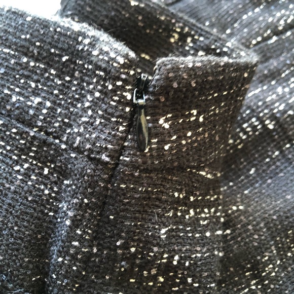 NWT Loft Black Fringe Tweed Shorts Sz 2 - Picture 7 of 9